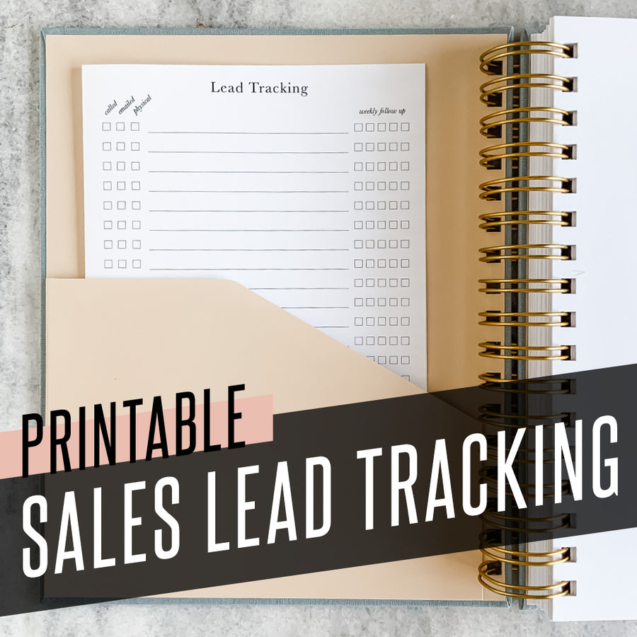 Lead Tracking Printable