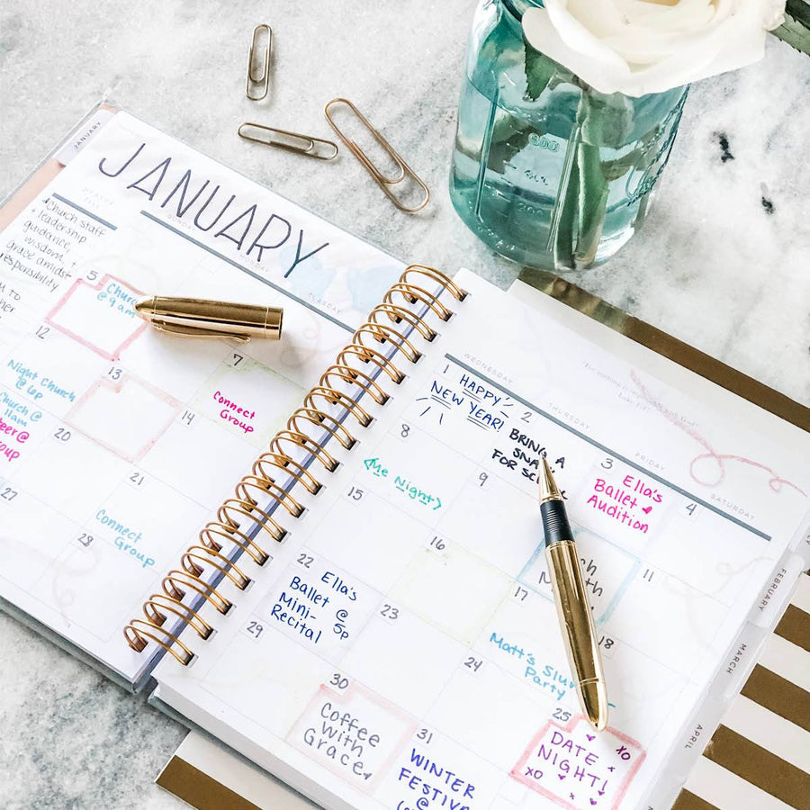 faith planner with month view keeps you prayerful and organized